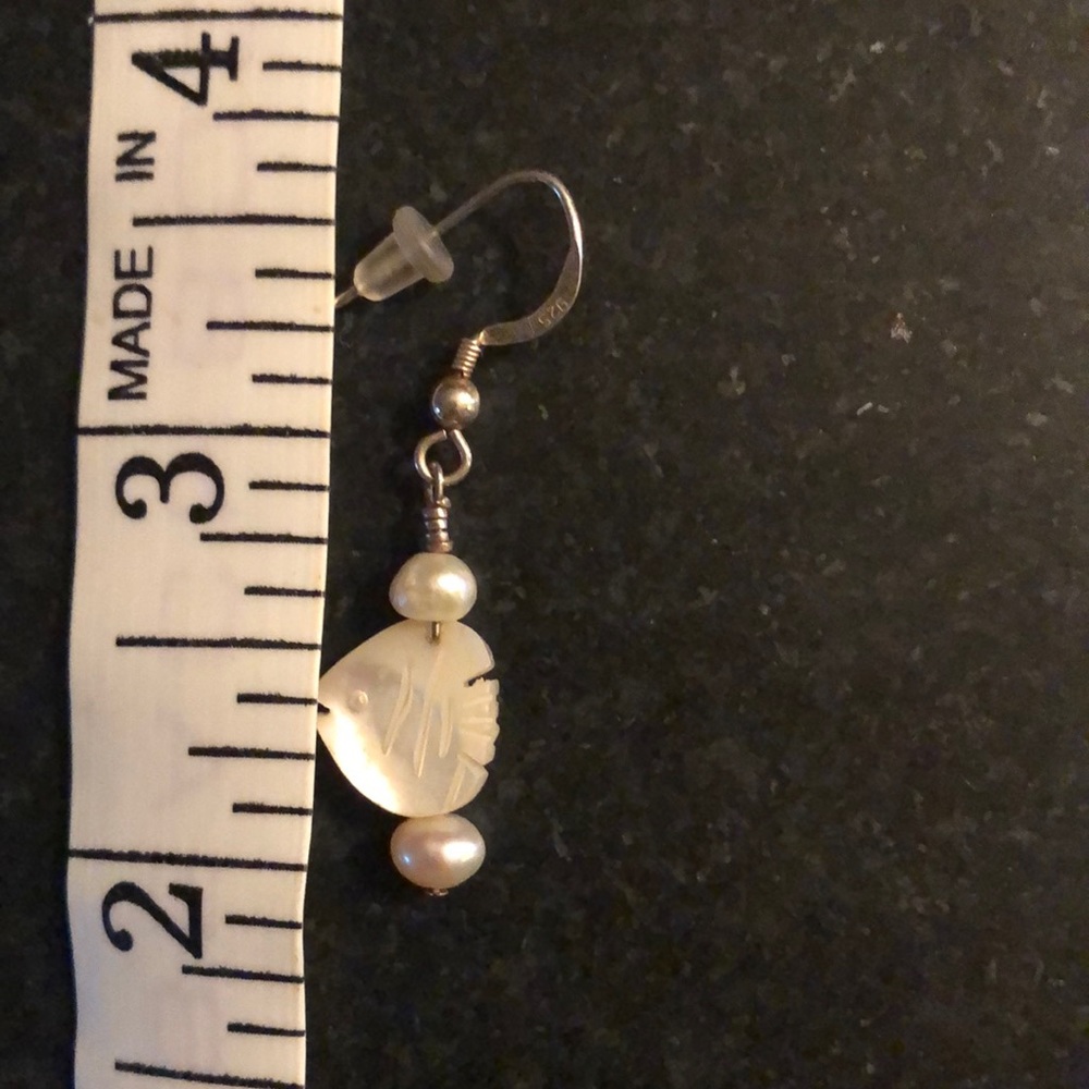She’ll fish beaded earrings - Picture 3 of 3